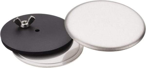 nVent Hoffman - 2" Conduit, 4, 12, 13, 3R, 4X NEMA Rated, Electrical Enclosure Stainless Steel Hole Seal - For Use with Enclosure Wall, CSA File 42186/IEC 60529/UL 508A/UL File E61997, Includes Oil-Resistant Gasket - Exact Tool & Supply