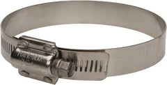IDEAL TRIDON - SAE Size 412, 3-1/4 to 4-1/8" Diam, Stainless Steel High Torque Worm Drive Clamp - 5/8" Wide, Material Grade 304, Series 60 - Exact Tool & Supply