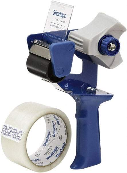 Ability One - 2" Wide, Pistol Grip Style, Handheld Tape Dispenser - For Use with Box Sealing Tape - Exact Tool & Supply