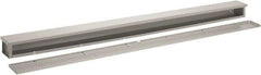 nVent Hoffman - 6" High x 6" Wide x 24" Long, Solid Wall Wire Duct - Gray, Slip-on Cover, Steel - Exact Tool & Supply