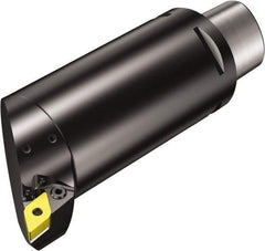 Sandvik Coromant - Left Hand Cut, Size C6, DNMG 442 Insert Compatiblity, Modular Turning & Profiling Cutting Unit Head - 45mm Ctr to Cutting Edge, 165mm Head Length, Through Coolant, Series T-Max P - Exact Tool & Supply