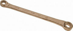 Ampco - 1/2" x 9/16" 12 Point Offset Box Wrench - Double End, 9-1/2" OAL, Aluminum Bronze - Exact Tool & Supply