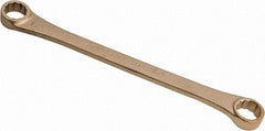 Ampco - 13/16" x 7/8" 12 Point Offset Box Wrench - Double End, 12-1/4" OAL, Aluminum Bronze - Exact Tool & Supply