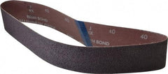 Norton - 2" Wide x 30" OAL, 40 Grit, Aluminum Oxide Abrasive Belt - Aluminum Oxide, Coarse, Coated, Series R228 - Exact Tool & Supply