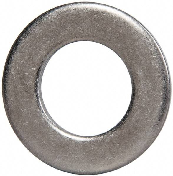 Made in USA - 3/4" Screw, Grade 300 Stainless Steel Standard Flat Washer - 0.812" ID x 1.469" OD, 0.108" Thick, Plain Finish, Meets Military Specifications - Exact Tool & Supply