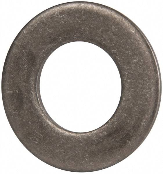 Made in USA - 1" Screw, Grade 300 Stainless Steel Standard Flat Washer - 1.062" ID x 2" OD, 0.108" Thick, Passivated Finish, Meets Military Specifications - Exact Tool & Supply