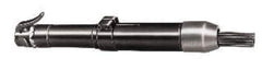 Chicago Pneumatic - 3,600 BPM, 25/32" Bore Diam, Pneumatic Inline Needle Scaler - 1-1/8" Stroke Length, 9.6 CFM, 90 psi, 3/8 NPT Inlet - Exact Tool & Supply
