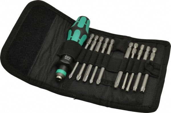 Wera - 11 Piece Power Hex Drive Bit Set - Exact Tool & Supply