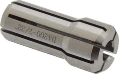 Accupro - 7/32 Inch, Series DA200 Double Angle Collet - 1.193 Inch Overall Length, 0.539 Inch Overall Diameter - Exact Tool & Supply