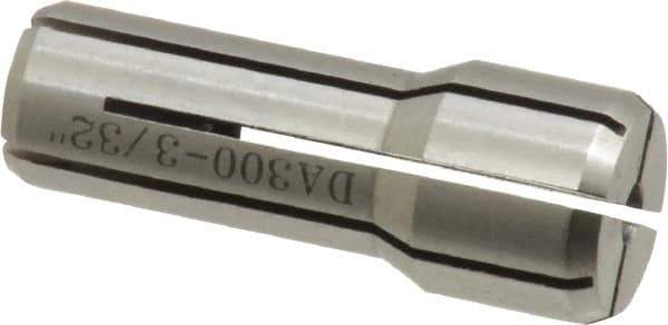 Accupro - 3/32 Inch, Series DA300 Double Angle Collet - 1 Inch Overall Length, 3/8 Inch Overall Diameter - Exact Tool & Supply