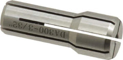 Accupro - 3/32 Inch, Series DA300 Double Angle Collet - 1 Inch Overall Length, 3/8 Inch Overall Diameter - Exact Tool & Supply
