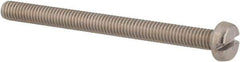 Value Collection - M3x0.50, 35mm Length Under Head Slotted Drive Machine Screw - Cheese Head, Grade 4.8 Steel, Zinc-Plated Finish, Without Washer - Exact Tool & Supply