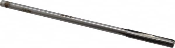 Made in USA - 0.267" Carbide-Tipped 4 Flute Chucking Reamer - Exact Tool & Supply