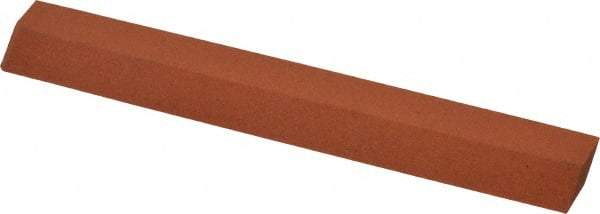 Norton - 4" Long x 9/16" Wide x 3/16" Thick, Aluminum Oxide Sharpening Stone - Diamond, Fine Grade - Exact Tool & Supply
