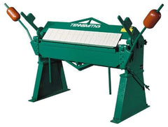 Tennsmith - 72 Inch Bending Length, Floor Machine Box and Pan Brake - 96 Inch Wide, 36 Inch Deep, 53 Inch High - Exact Tool & Supply