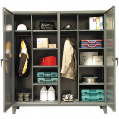 Strong Hold - Storage Cabinets Type: Wardrobe Width (Inch): 72 - Exact Tool & Supply