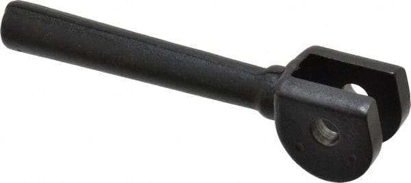 Jergens - 3/8" Hole Diam, 5" Hole Ctr to Lever End, 1-1/8" Overall Width, Double Cam, Clamp Cam Lever - 0.031" Travel, 5/8" Hole Ctr to Cam End, 47/64" Hole Ctr to Cam End Radius, 7/16" Hole Ctr to Cam Top, 33/64" Space Btw Cams - Exact Tool & Supply