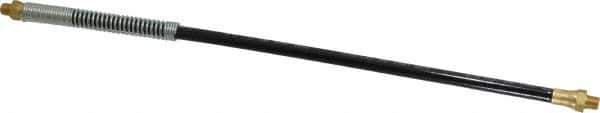 Lincoln - 18" Long, 4,500 psi Operating Pressure, Grease Gun Hose & Coupler Assembly - 1/8 NPTF - Exact Tool & Supply