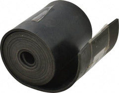 Made in USA - 1/8" Thick x 4" Wide x 60" Long, Buna-N Rubber Strip - Stock Length, 50 Shore A Durometer, 800 to 1,000 psi Tensile Strength, -20 to 170°F, Black - Exact Tool & Supply