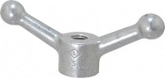 Jergens - 2 Offset Arms, 1/2-13" Hole, Tapped Speed Handle - 1-1/2" High, 1-1/8" Hub Diam - Exact Tool & Supply