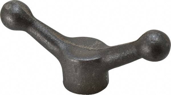 Jergens - 2 Offset Arms, Blank Speed Handle - 1-1/2" High, 1-1/8" Hub Diam - Exact Tool & Supply