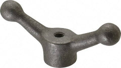 Jergens - 2 Offset Arms, 3/8-16" Hole, Tapped Speed Handle - 1-1/2" High, 1-1/8" Hub Diam - Exact Tool & Supply