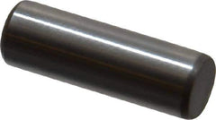 Jergens - 1/4" Diam x 3/4" Pin Length C-1215 Alloy Steel Pull Out Dowel Pin - C 47-58 & C 60-64 (Surface) Hardness, 1 Beveled & 1 Threaded End - Exact Tool & Supply