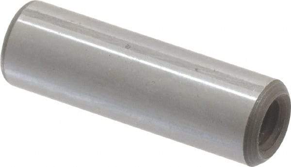 Jergens - 5/16" Diam x 1" Pin Length C-1215 Alloy Steel Pull Out Dowel Pin - C 47-58 & C 60-64 (Surface) Hardness, 1 Beveled & 1 Threaded End - Exact Tool & Supply