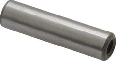 Jergens - 5/16" Diam x 1-1/4" Pin Length C-1215 Alloy Steel Pull Out Dowel Pin - C 47-58 & C 60-64 (Surface) Hardness, 1 Beveled & 1 Threaded End - Exact Tool & Supply