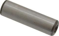 Jergens - 1/2" Diam x 1-3/4" Pin Length C-1215 Alloy Steel Pull Out Dowel Pin - C 47-58 & C 60-64 (Surface) Hardness, 1 Beveled & 1 Threaded End - Exact Tool & Supply