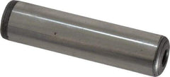 Jergens - 5/8" Diam x 2-1/2" Pin Length C-1215 Alloy Steel Pull Out Dowel Pin - C 47-58 & C 60-64 (Surface) Hardness, 1 Beveled & 1 Threaded End - Exact Tool & Supply