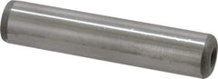 Jergens - 5/8" Diam x 3" Pin Length C-1215 Alloy Steel Pull Out Dowel Pin - C 47-58 & C 60-64 (Surface) Hardness, 1 Beveled & 1 Threaded End - Exact Tool & Supply