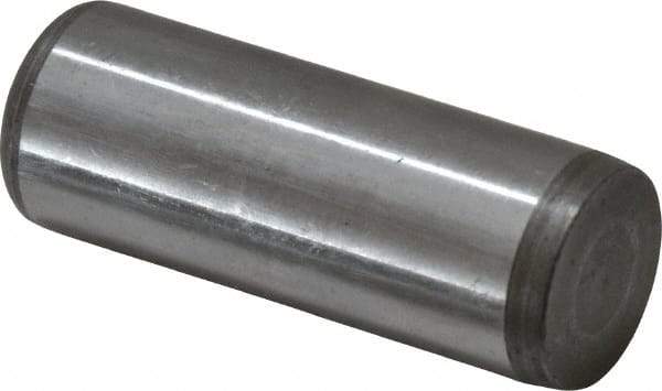 Jergens - 3/4" Diam x 2" Pin Length C-1215 Alloy Steel Pull Out Dowel Pin - C 47-58 & C 60-64 (Surface) Hardness, 1 Beveled & 1 Threaded End - Exact Tool & Supply
