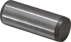 Jergens - 3/4" Diam x 2" Pin Length C-1215 Alloy Steel Pull Out Dowel Pin - C 47-58 & C 60-64 (Surface) Hardness, 1 Beveled & 1 Threaded End - Exact Tool & Supply