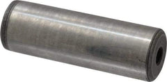 Jergens - 1" Diam x 3" Pin Length C-1215 Alloy Steel Pull Out Dowel Pin - C 47-58 & C 60-64 (Surface) Hardness, 1 Beveled & 1 Threaded End - Exact Tool & Supply