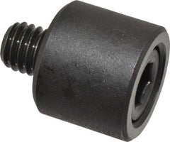 Jergens - 3/8-16 Thread, 7/8" OD, 3/4" High, Jig Foot - Black Oxide Finish, Low Carbon Steel, Case Hardened, 75-77 R30N Heat Treatment - Exact Tool & Supply