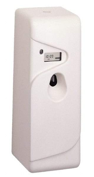 PRO-SOURCE - 4,800 Cu Ft Coverage, White Metered Aerosol Dispenser - D Battery Required - Exact Tool & Supply