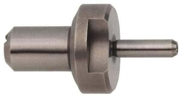 Gibraltar - 0.1714" Nose Diam, 7/16" Nose Length, 5/8" Collar Diam, Slip Fit Round Straight Locating Pin - Low Carbon Steel, 5/16" Tail Diam, 1-3/16" OAL, +0.0000" Tolerance - Exact Tool & Supply