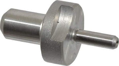 Jergens - 0.1401" Nose Diam, 7/16" Nose Length, 5/8" Collar Diam, Slip Fit Round Straight Locating Pin - Low Carbon Steel, 5/16" Tail Diam, 1-3/16" OAL, +0.0000" Tolerance - Exact Tool & Supply