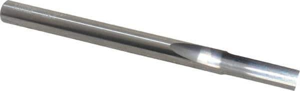 Onsrud - 1/4" Diam, 1/4" Shank Diam, 3/4" Length of Cut, 1 Flute Single Edge Straight Router Bit - 3-1/4" Overall Length, Left Hand Cut, Solid Carbide - Exact Tool & Supply