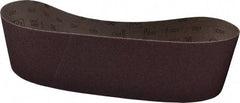 3M - 6" Wide x 48" OAL, 36 Grit, Aluminum Oxide Abrasive Belt - Aluminum Oxide, Very Coarse, Coated, X Weighted Cloth Backing, Series 341D - Exact Tool & Supply