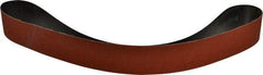 3M - 2" Wide x 48" OAL, 80 Grit, Ceramic Abrasive Belt - Ceramic, Medium, Coated, YF Weighted Cloth Backing, Wet/Dry, Series 777F - Exact Tool & Supply