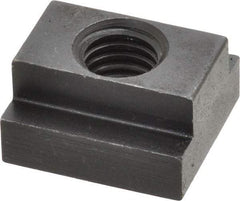 Jergens - 1/2-13 Blind Tapped T Slot Nut - 5/8" Slot Width, 1 x 11/32" Base Width x Height, 1-1/8 x 5/8" OAL x Height - Exact Tool & Supply