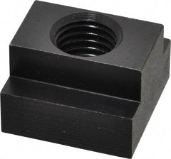 Jergens - 3/4-10 Blind Tapped T Slot Nut - 7/8" Slot Width, 1-1/2 x 9/16" Base Width x Height, 1-1/2 x 1" OAL x Height - Exact Tool & Supply