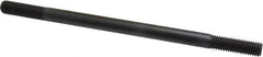 Jergens - 1/2-13 9" OAL Equal Double Threaded Stud - Alloy Steel, Black Oxide Finish, 1-1/2" Equal Thread Length - Exact Tool & Supply