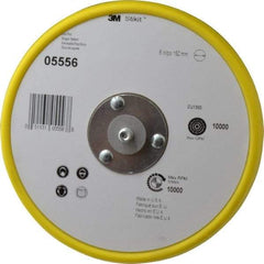3M - 6" Diam Adhesive/PSA Disc Backing Pad - Medium Density, 10,000 RPM - Exact Tool & Supply
