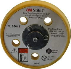 3M - 5" Diam Adhesive/PSA Disc Backing Pad - Soft Density, 12,000 RPM - Exact Tool & Supply