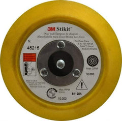 3M - 5" Diam Adhesive/PSA Disc Backing Pad - Medium Density, 10,000 RPM - Exact Tool & Supply