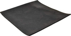 Made in USA - 12" Long, 12" Wide, 1/4" Thick, Neoprene Rubber Foam Sheet - 35 to 45 Durometer, Black, -20 to 180°F, 1,000 psi Tensile Strength, Adhesive Backing, Stock Length - Exact Tool & Supply