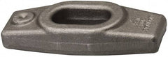 Jergens - 7/8" Stud, 2-3/4" Travel, 10" OAL x 2-1/2" Overall Width x 1-3/8" Overall Height, Heel Clamp - Grade C-1030/C-1035 Forged Steel, 2-3/4" Long x 15/16" Wide Slot, 3-5/8" Length x 1-3/4" Width x 15/16" Tapered Height - Exact Tool & Supply